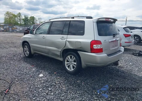 2007 Toyota Highlander Hybrid Limited V6 из США, поврежденный, VIN JTEHW21A970034030